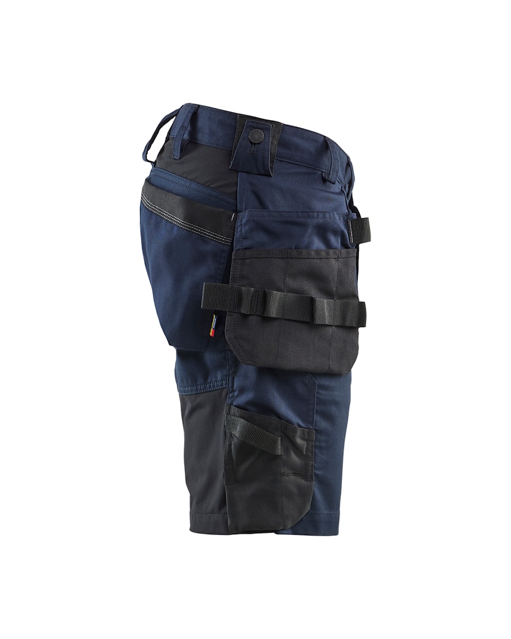 Handwerker Shorts mit Stretch rechts in dunkel Marineblau