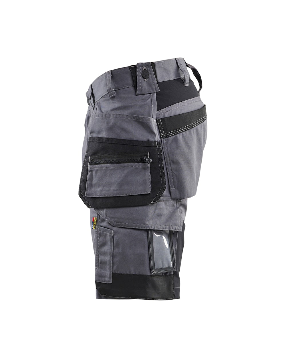 Handwerker Shorts mit Stretch links in Mittelgrau