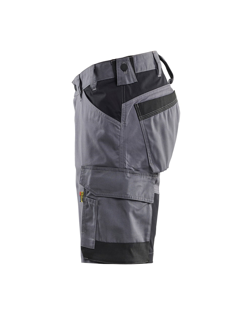 Handwerker Shorts mit Stretch links in Mittelgrau