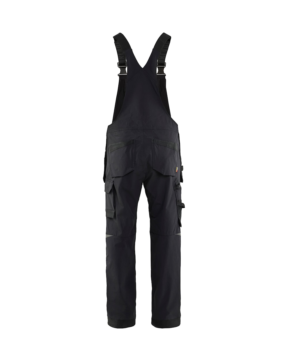 Latzhose 4-Wege-Stretch hinten in Schwarz