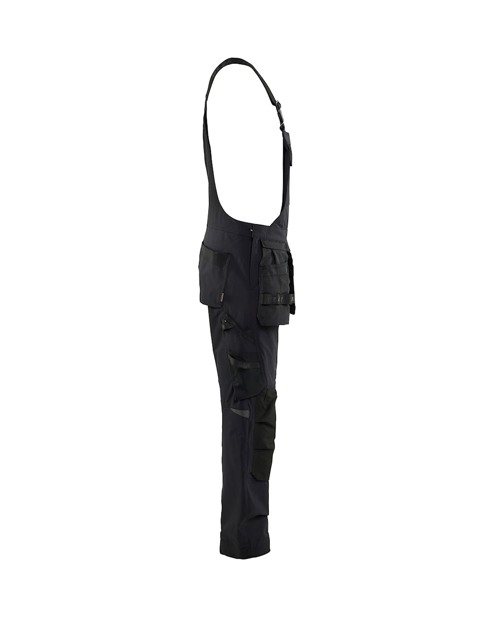 Latzhose 4-Wege-Stretch rechts in Schwarz