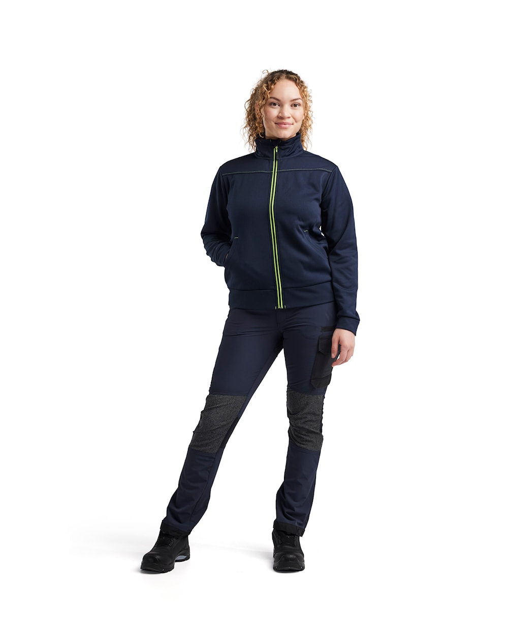 Damen Sweatshirt mit Reißverschluss