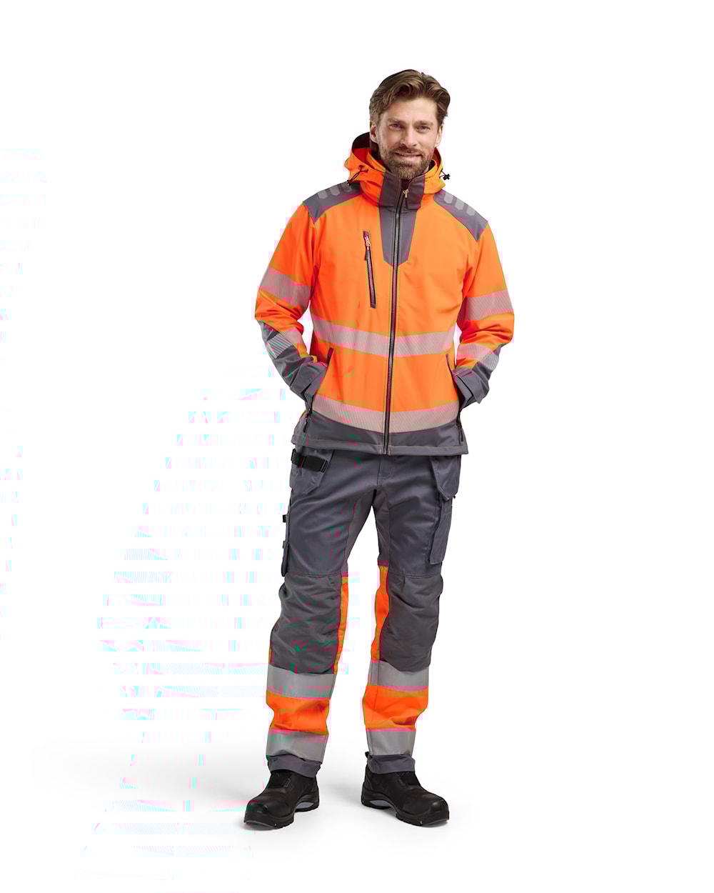 High Vis Softshell Jacke