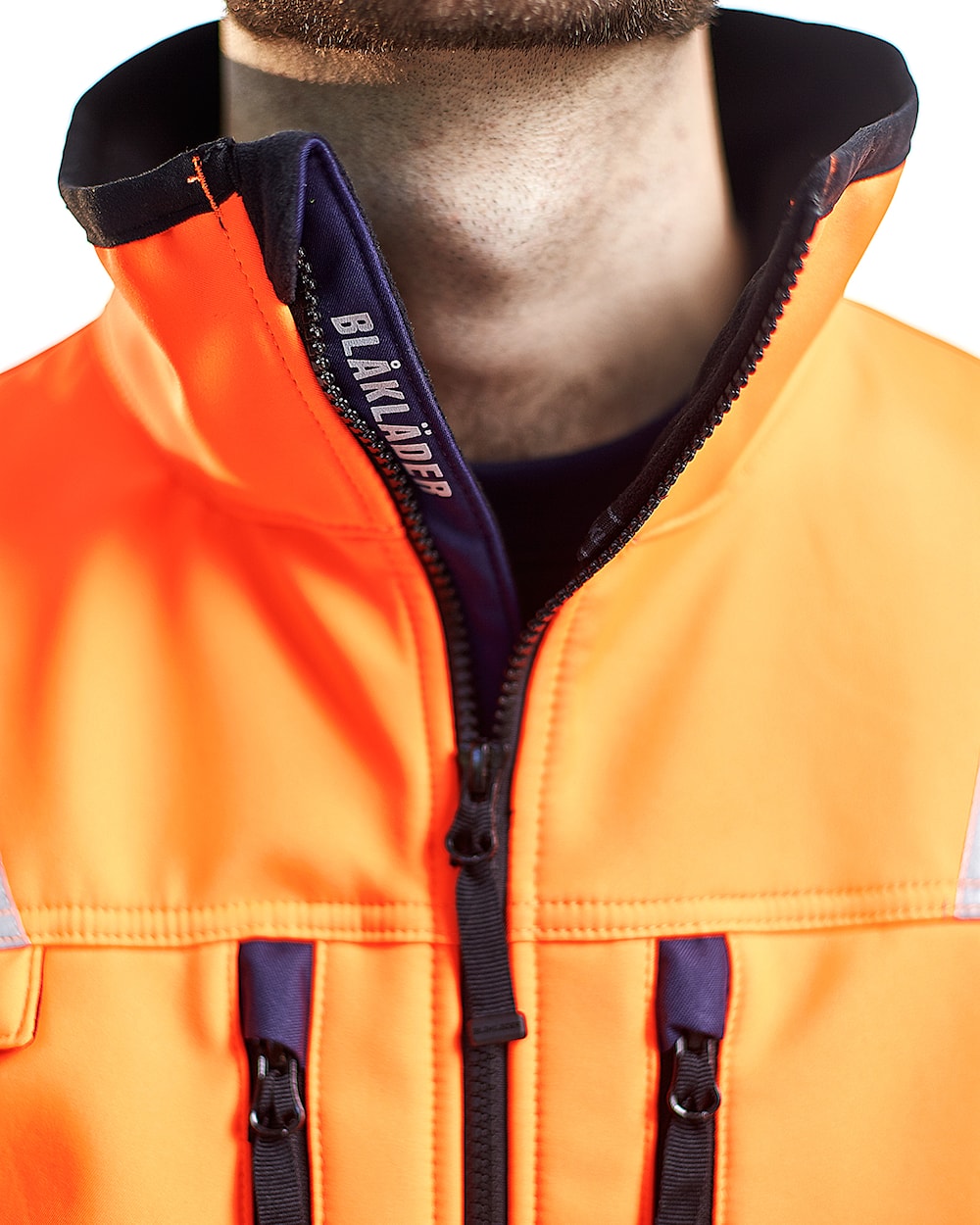 High Vis Softshell Jacke