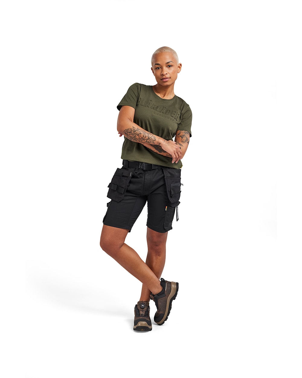 Damen Handwerker Shorts mit Stretch