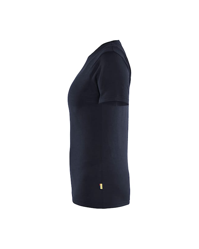 Blåkläder Damen Merinoshirt, Seitenansicht links, mit dezentem Label