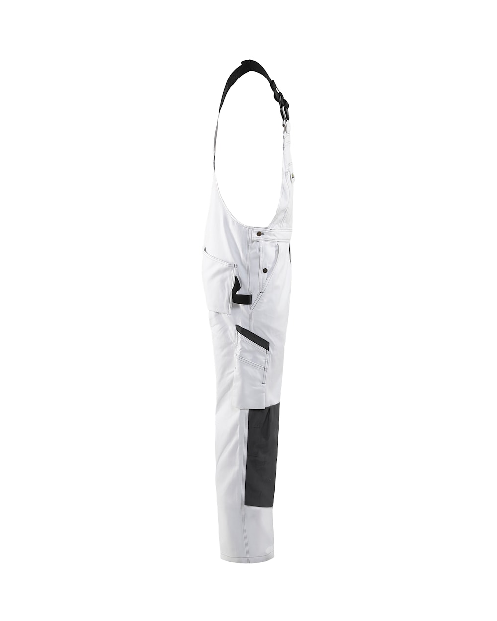 Latzhose Maler Ansicht von der Seite mit Taschen