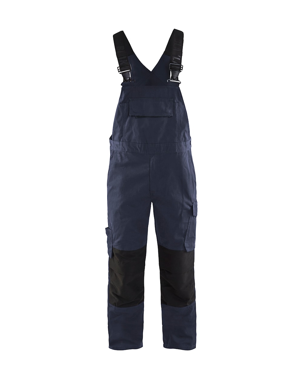 arbeitslatzhose dunkel marineblau/schwarz vorne