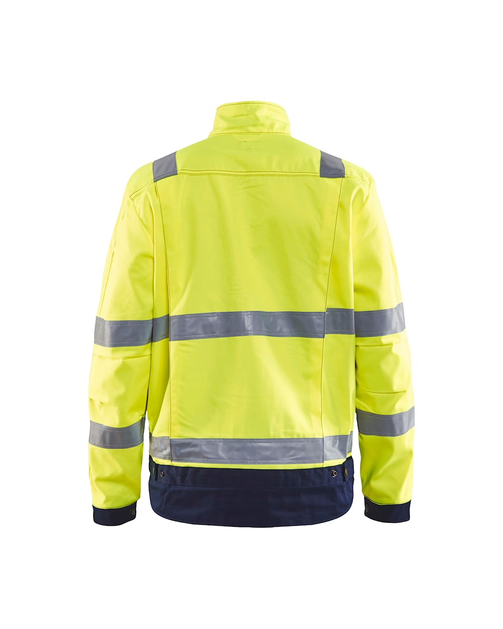 high vis jacke high vis gelb/marineblau hinten