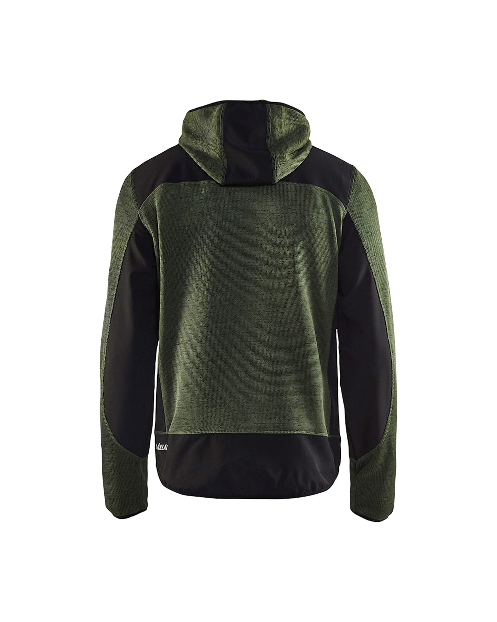 Blakläder Strickjacke von hinten in Armygrün / Schwarz