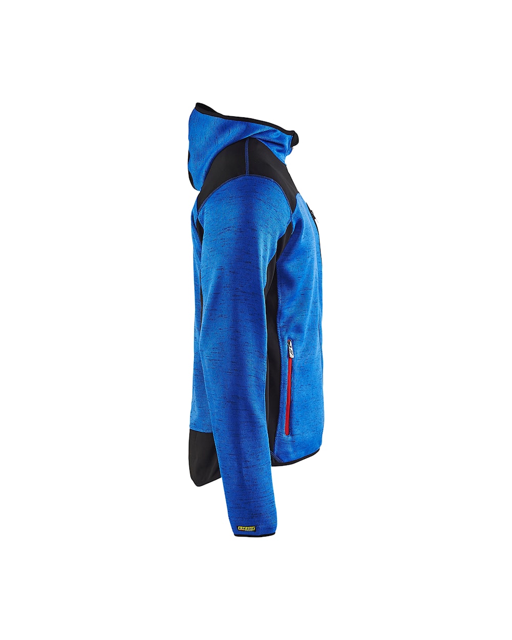 Blakläder Strickjacke von rechts in Kornblau / Schwarz