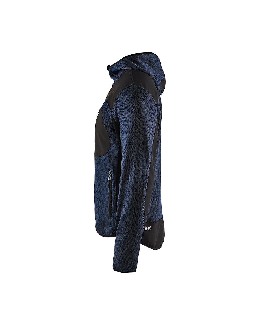 Blakläder Strickjacke von links in Dunkel Marineblau / Schwarz