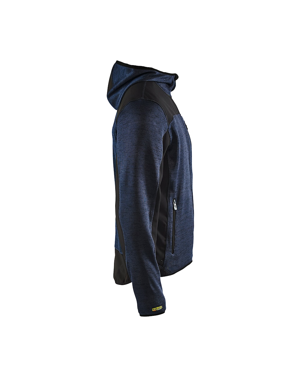 Blakläder Strickjacke von rechts in Dunkel Marineblau / Schwarz