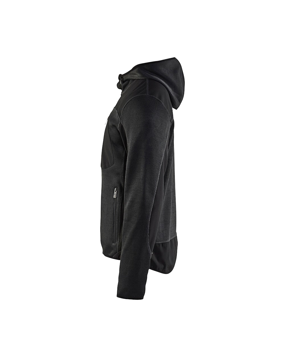Blakläder Strickjacke von links in Dunkelgrau / Schwarz