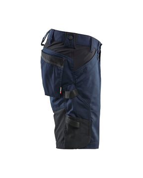 Handwerker Shorts mit Stretch vorne in rechts Marineblau