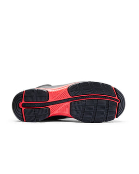 Gecko Sicherheitsstiefel von unten in Schwarz/Rot