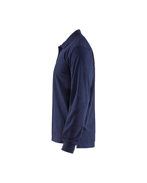Langarm Polo Shirt