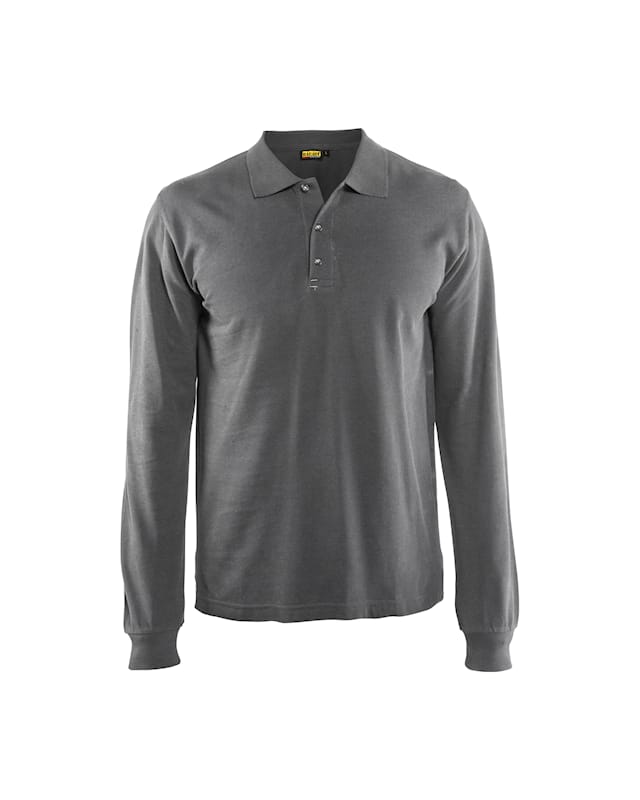 Langarm Polo Shirt