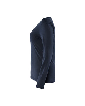 Langarm T-Shirt aus Merinowolle für Damen