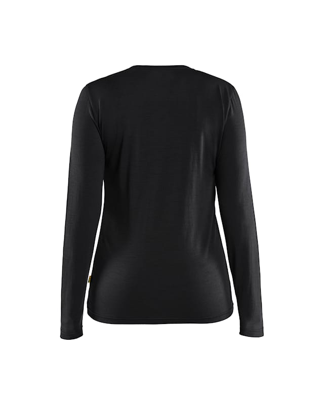 Langarm T-Shirt aus Merinowolle für Damen