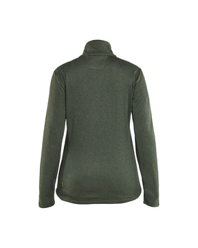 Damen Sweatshirt mit durchgehendem Reissverschluss