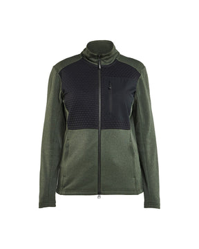 Damen Sweatshirt mit durchgehendem Reissverschluss