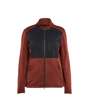 Damen Sweatshirt mit durchgehendem Reissverschluss