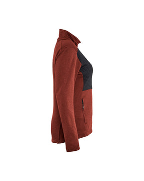 Damen Sweatshirt mit durchgehendem Reissverschluss