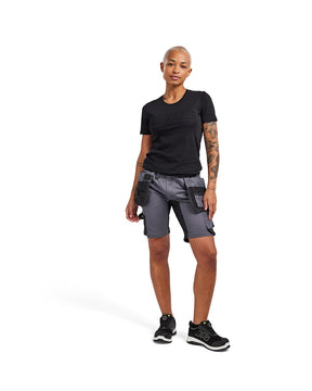 Damen Handwerker Shorts mit Stretch