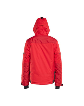 Arbeitsjacke Winter, Rot, Ansicht von hinten