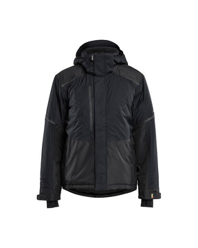 Arbeitsjacke Winter, Schwarz, Ansicht von vorn