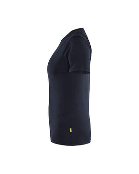 Blåkläder Damen Merinoshirt, Seitenansicht links, mit dezentem Label