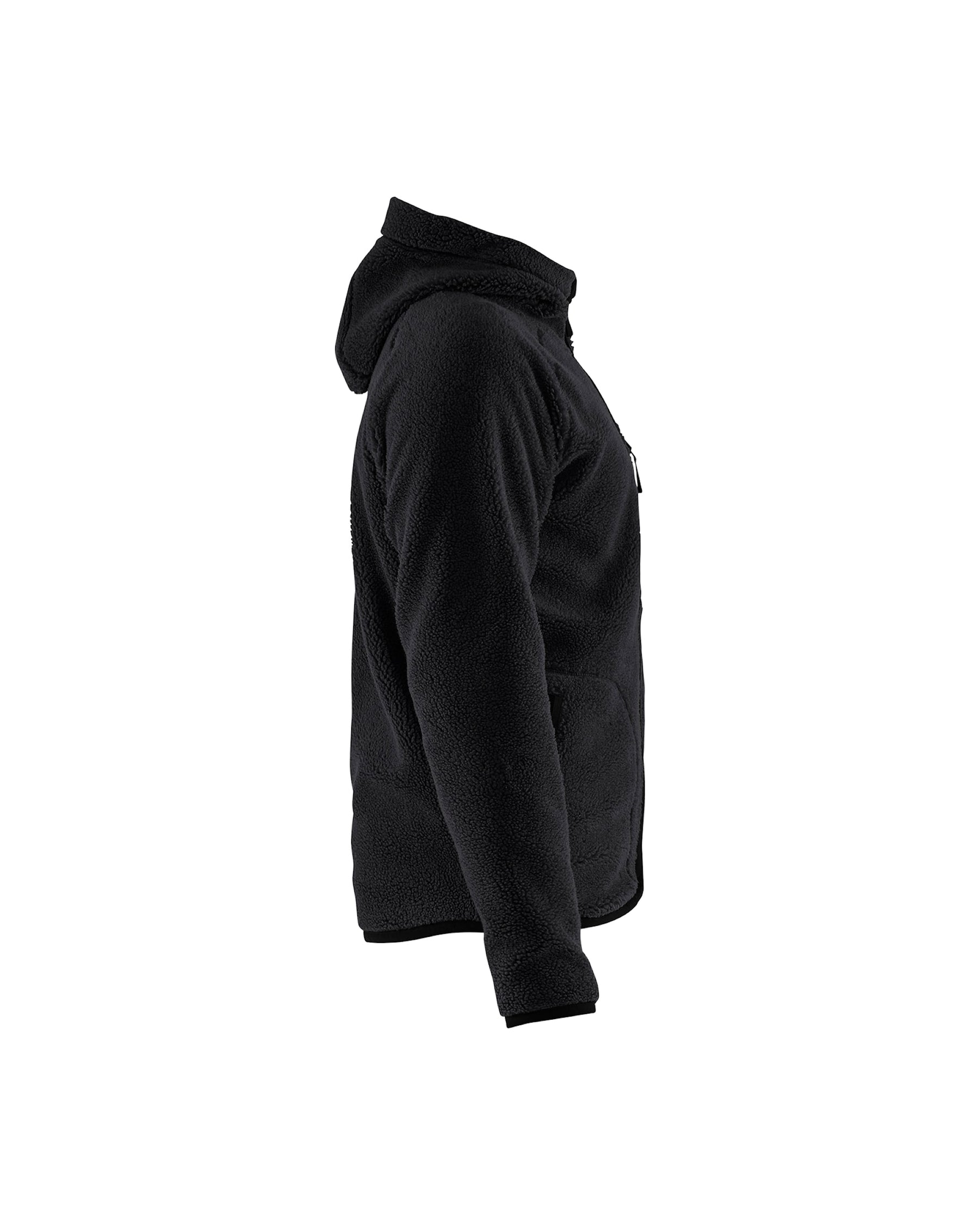 Pile Jacke mit Kapuze