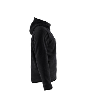Pile Jacke mit Kapuze