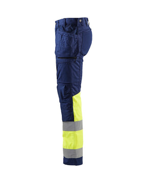 High Vis Arbeitshose mit Stretch