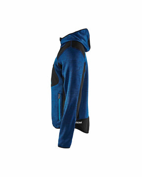 Blakläder Strickjacke von links in Marineblau / Marineblau