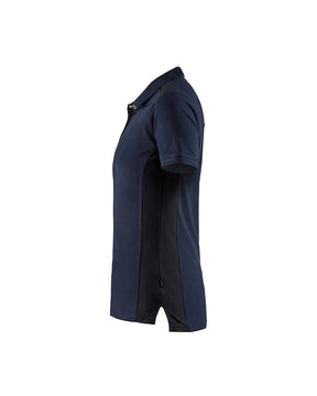 Damen Polo Shirt in Dunkel Marineblau von Links