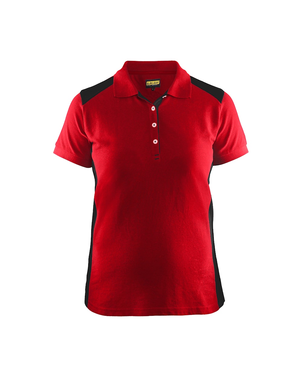 Damen Polo Shirt in Rot von Vorne
