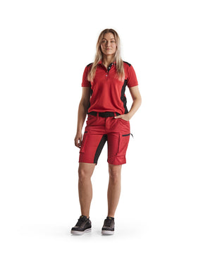Damen Polo Shirt in Rot